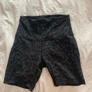 Lululemon align high rise biker shorts